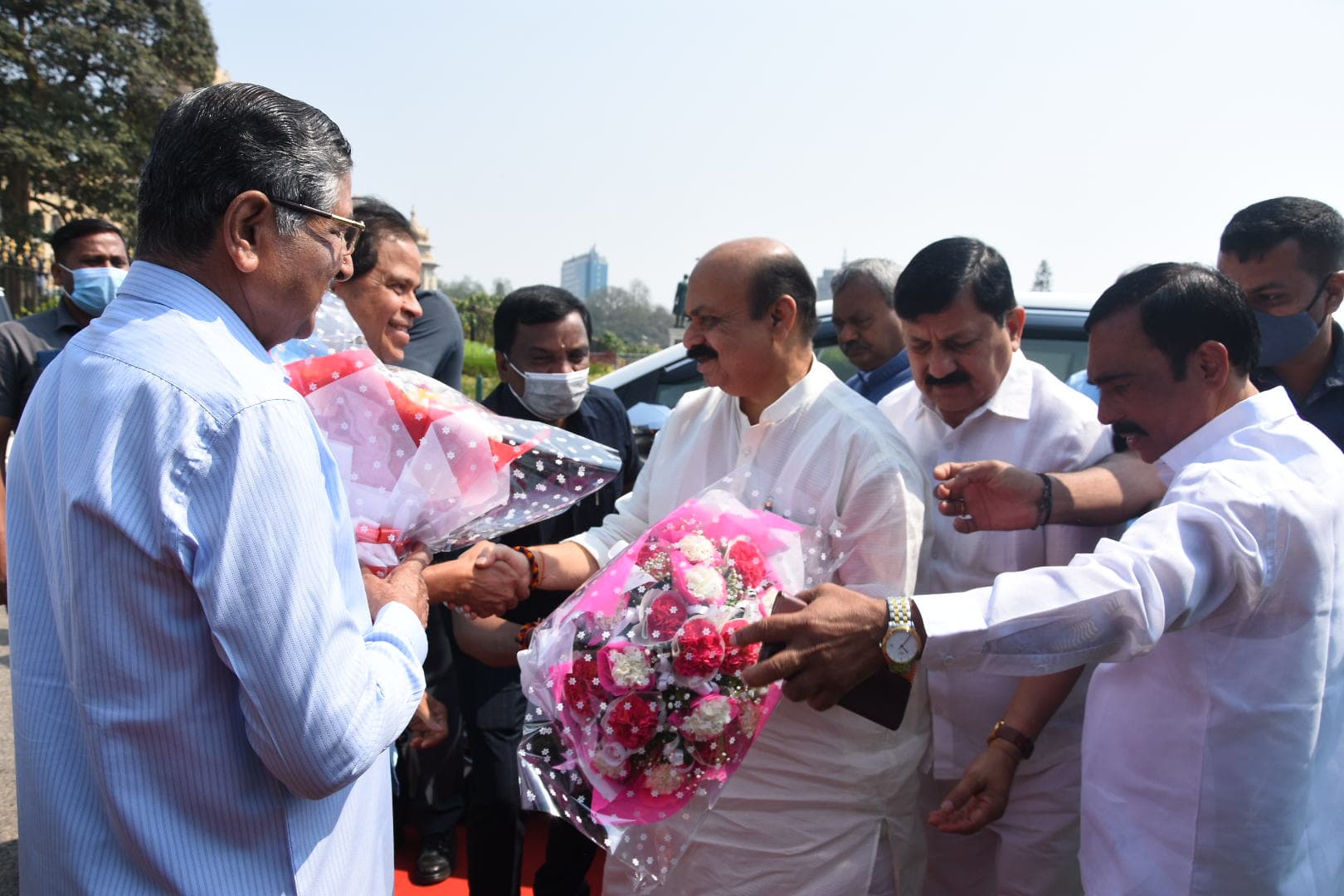 Inauguration of Sri. Shanthaveri Gopala Gowda’s Centenary Celebrations, Gopala Gowda Circle. 